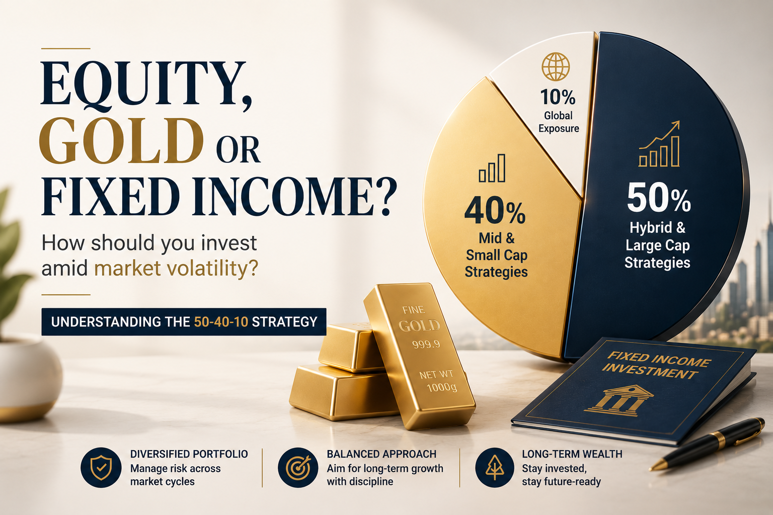 Equity, Gold or Fixed Income: How Should You Invest During Stock Market Volatility?